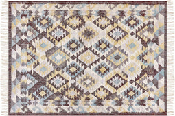 FENER - Jute vloerkleed - Multicolor - 140 x 200 cm - Jute