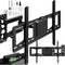 tectake® TV Beugel - TV-muurbeugel - Kantelbaar en Draaibaar - VESA max. 400x400 - Voor 81cm-254cm (32-100