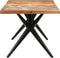 vidaXL - Eettafel - 160x80x76 - cm - massief - acaciahout