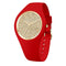 Ice Watch ICE glitter - Red passion 021080 Horloge - Siliconen - Rood - Ø 40 mm