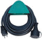 Brennenstuhl 1167820 - Bouwplaatsverlengkabel IP44 - 25m rubber neopreen - Zwart