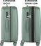 CarryOn Skyhopper Middenmaat Reiskoffer 65Ltr - Koffer 68.5cm met Expander en OKOBAN - Olijf