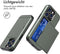 iMoshion Hoesje Geschikt voor iPhone 15 Pro Hoesje - Ruimte voor 2 pasjes - iMoshion Backcover met pasjeshouder - Donkergroen