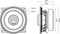 MTX Audio TX440C 10cm 2-weg coaxial luidspreker - 240 Watt