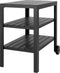 Trolley Rechthoek - Zwart Aluminium - 75x45x75cm