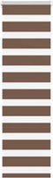 vidaXL - Zebra - rolgordijn - 40x150 - cm - stofbreedte - 35,9 - cm - polyester - bruin
