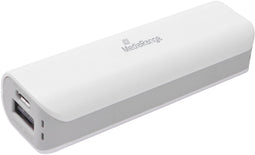 MediaRange MR745 - Power Bank 2600mAh - Micro USB input - Wit/Grijs