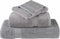 vidaXL - Gastendoekjes - SOLUND - 2 - st - 600 - g/m² - 30x30 - cm - grijs