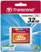 Transcend 32GB - CompactFlash Card - 133x snelheid - 65MB/s lezen 35MB/s schrijven