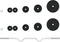 vidaXL - Halter - met - gewichten - 30 - kg - gietijzer - en - verchroomd - staal