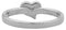 Skagen Ring Reflection Heart JRSP035