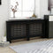 vidaXL Radiatorombouw 172x19x81 cm MDF antraciet