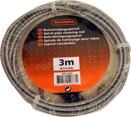Skandia Afvoerreinigingsspiraal - 3 m