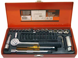 Skandia Doppendoos 1/4" En 3/8" - 37-delig