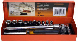 Skandia Doppendoos 3/8" - 12-delig