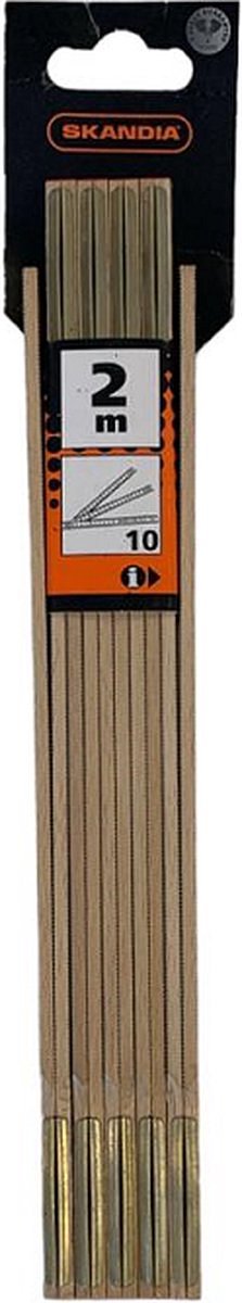 Skandia Duimstok - 2m 10-delig Hout