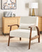 SKARA - Fauteuil - Off-white - Kunstleer