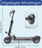 SkateFlash Elektrische Step SK Urban - Elektrische Scooter Voor Volwassenen - 800W - 25KM/U- Bereik tot 50KM