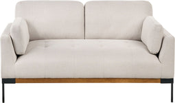 SKAVEN - Tweezitsbank - Lichtbeige - Polyester