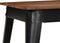 vidaXL - Eettafel - 120x60x76 - cm - massief - acaciahout - en - staal