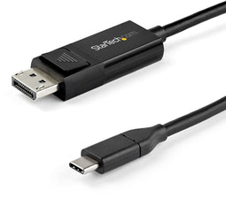 Startech.com CDP2DP142MBD - USB-C naar DisplayPort 1.4 kabel - 2 m - Zwart