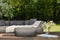 Feel Furniture - Binnen en Buiten bank - Odin - 5 Persoonsbank - Grijs - Met Hocker
