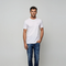 Lebasq Parker Crew T-Shirt - Relaxed fit - 95% katoen - Wit - XL