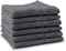 LINNICK Pure Handdoeken Set - 100% Katoen - Dark Grey - 60x110cm - Per 6 Stuks