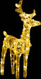 vidaXL - Kerstdecoratie - rendieren - en - slee - 280x28x55 - cm - acryl