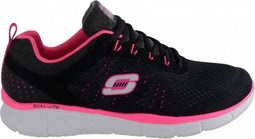 Skechers Equalizer New Millestone - Hardloopschoenen - Vrouwen - Maat 36 - Zwart/Roze