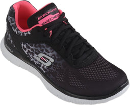 Skechers Flex Appeal-Serengeti Sportschoenen - Maat 36 - Vrouwen - zwart/grijs