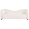 VELTADA - Driezitsbank - Gebroken wit - Fluweel