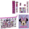 Disney Minnie Mouse Etui met Inhoud Kleuren Pen Liniaal Puntenslijper