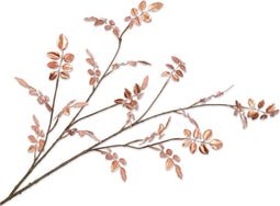Silk-ka Kunstbloem-Zijde Bloem Bladtak Koper 119 cm