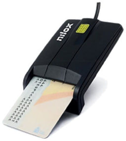 Nilox NXLD001 - Smartcardreader - USB 2.0 - Zwart