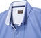 Cappuccino Italia Toscana - Heren Overhemd Korte Mouw - Stretch - Blauw - Maat XL
