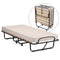 Coast Bed - Opvouwbaar - Traagschuim Matras 10 cm - 80 x 190 x 39 cm - Beige