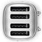 Smeg TSF03SSEU - Broodrooster - 2000W 4 sleuven 6 bruining-niveaus - Chroom