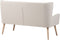 SKIBBY - Tweezitsbank - Lichtbeige - Polyester