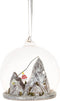 Skiberg met liftje kerstbal - Sass & Belle