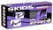 Skids Control 2-wiel Kinderstep Opvouwbaar Voetrem Zwart/paars