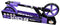 Skids Control 2-wiel Kinderstep Opvouwbaar Voetrem Zwart/paars
