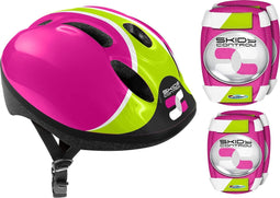 Skids Control Fiets-/skatehelm Met Bescherming Meisjes Roze 52-56 Cm