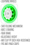 Skids Control Flashing 2-wiel Kinderstep Opvouwbaar Voetrem Groen