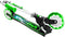 Skids Control Flashing 2-wiel Kinderstep Opvouwbaar Voetrem Groen