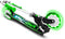 Skids Control Flashing 2-wiel Kinderstep Opvouwbaar Voetrem Groen