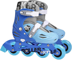 Skids Control Inline Skates Verstelbaar Lichtblauw Maat 30-33