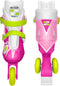 Skids Control Inline Skates Verstelbaar Roze/wit Maat 27-30