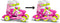 Skids Control Inline Skates Verstelbaar Roze/wit Maat 27-30