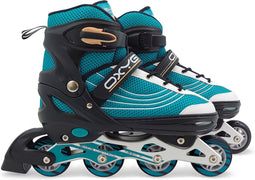 Skids Control Oxygen Inline Skates Semi-softboot Verstelbaar Petrol Maat 42-45